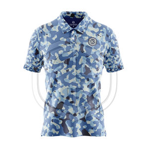 Polo tendance pour homme à imprimé abstrait, tissu extensible, anti-plis, style streetwear, vente chaude, polos personnalisés par sublimation pour homme - Product Image 4