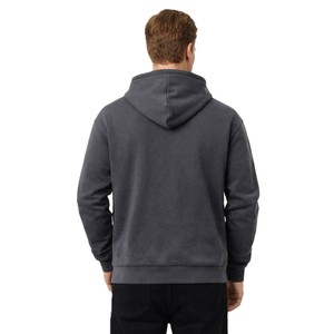 Sweat à capuche zippé en coton épais pour homme, personnalisable avec logo, streetwear, vente en gros - Product Image 3