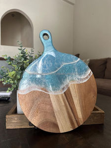 Planche à découper en résine époxy en bois d'acacia la plus vendue - Product Image 2
