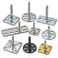Bonding Fastener with Nail Perforated Base Adhesive Insulation Pin for HVAC Composite Panel Rock Wool OEM