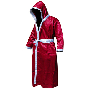 Bata de Boxeo Personalizada con Capucha – Satén Ligero Premium, Ajuste Personalizado, para Salida al Ring, Entrenamiento y Uso en el Ring - Product Image 4