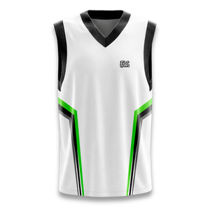 Custom White Basketball Jersey Set Sleeveless Team Uniform Vest and <b>Shorts</b> for Sports Training - Product Image 5