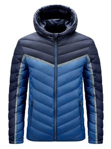 ที่มีคุณภาพสูงOEMสีดำฤดูใบไม้ร่วงUnisexที่กำหนดเองแจ็คเก็ตปักเป้าลงแจ็คเก็ตสำหรับผู้ชาย - Product Image 6