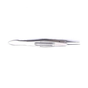 คีมผูกไหมผ่าตัดตาแบบไมโคร Castroviejo สแตนเลสสตีล 0.5 มม. 4 เข็มเย็บ JS-OPT-TF-007 Class I OEM Java Surgical - Product Image 2