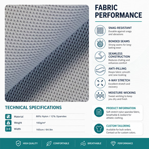 Maillots de <span class=keywords><strong>basket</strong></span> en tissu tricoté 88% nylon 12% élasthanne, antibactériens, extensibles dans les 4 sens, 160 GSM, commande en gros - Product Image 3
