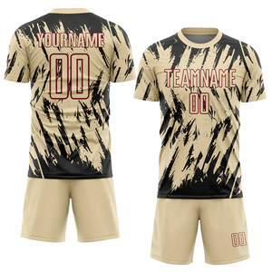 Tenues de football personnalisées en gros, impression par transfert thermique, ensemble de maillots de football unisexe, short à bretelles réglables, séchage rapide, respirant - Product Image 6