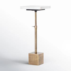 Mesa Auxiliar Ajustable en Altura con Superficie Cuadrada Elevada, Soporte de Ingeniería de Precisión y Estilo Contemporáneo de Diseño - Product Image 4