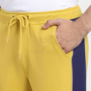 Pantalon de survêtement décontracté d'été pour hommes, coupe droite, taille mi-haute, léger, 100 % coton, séchage rapide, respirant, vente en gros - Product Image 5