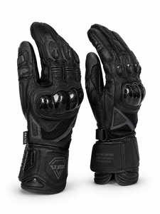 Guantes de Carreras Oxytag, de Cuero, Dedos Completos, Transpirables, con Protección en la Palma, Cierre de Velcro, Unisex, Precio al por Mayor, OEM, Personalizados - Product Image 2
