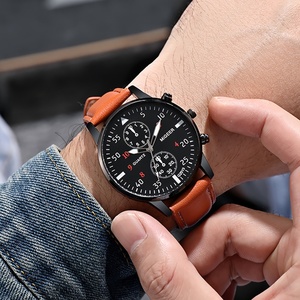 Reloj de Hombre de Cuero, Reloj Formal Analógico de Cuarzo para Negocios NW1341 - Product Image 6