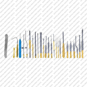 Ensemble complet d'instruments de rhinoplastie Gubisch, chirurgie plastique ORL, 55 pièces, réutilisables, certifiés CE - Product Image 2