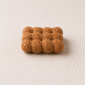 Mahaguthi <b>Craft</b> with Conscience Handmade <b>Wool</b> Felt Biscuit Pretend Play Soft Toy for 3-6 Year Olds-Unisex Educational Gift - Product Image 4