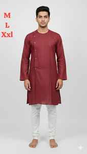 Ensemble pyjama long en coton épais pour homme avec boutons élégants et pyjama en coton Raymond - Product Image 5