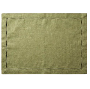 Napperons en coton vert sauge les plus vendus pour les repas quotidiens, les réunions de famille, les banquets de mariage, les présentations de table de restaurant, les hôtels - Product Image 1