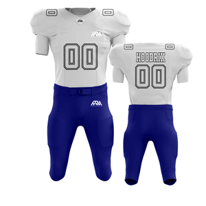 Uniforme de Fútbol Americano Sublimado con Diseño Personalizado OEM, con Nombre y Número Personalizados, Uniforme Juvenil de Fútbol Americano - Product Image 1
