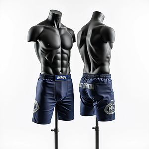 Shorts de combat MMA personnalisés imprimés en HD, sublimés, extensibles, Kimono de Jiu-Jitsu No-Gi - Product Image 2
