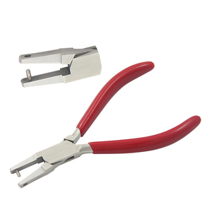 PVC Handle Punch Plier 2mm Pin 140mm Total Length Hole Punch Tool for Metal Jewelry Making OEM Customizable for <b>Crimping</b> Fishing - Product Image 1