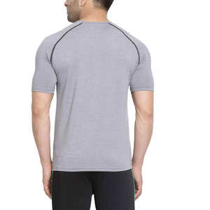Athletic Gym T-<b>Shirt</b> for Men-<b>Oversized</b> Knitted 100% Cotton Breathable Workout <b>Shirt</b> - Product Image 4