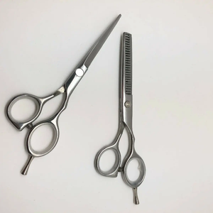Cheap Price Professional Salon Stainless Steel <b>Barber</b> Scissors <b>Set</b> with Sharp Blade for Hair Cutting and Thinning - Product Image 1