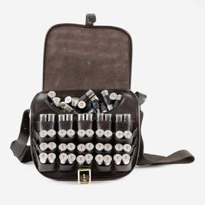 Bolsa de Cuero Genuino Personalizable al por Mayor para Cargador de Cartuchos, Bolsa Doble de Cuero para Cartuchos de Caza, Accesorios de Caza para Cazadores - Product Image 2