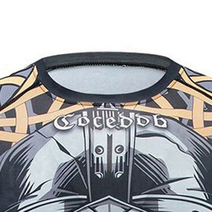 Sublimation Printing Long Sleeve <b>Compression</b> <b>Shirt</b> for Men Fitness Training Use Sweat Resistant Slim Fit Men <b>Compression</b> <b>Shirt</b> - Product Image 6