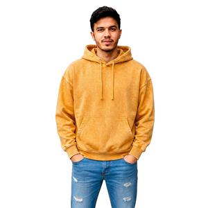 Men's Custom <b>Thermal</b> Hoodie Manufacturer Warm <b>Fleece</b> Streetwear Sweatshirt Wholesale Private Label Apparel OEM Supplier - Product Image 3
