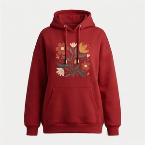 Sweat-shirt pour femme de qualité supérieure, en coton respirant, impression de logo personnalisée, style pull-over, vêtements d'hiver unis - Product Image 1