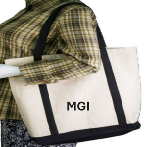 Extra-<b>Large</b> Eco-Friendly 100% Cotton Canvas Tote <b>Bag</b> Multi-Purpose Heavy-Duty Grocery & <b>Beach</b> Shopping <b>Bag</b> with Custom Logo - Product Image 2