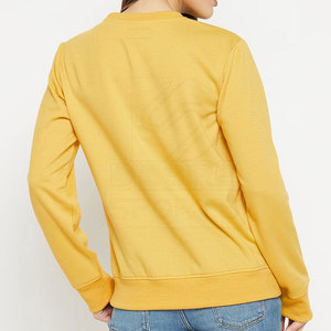 เสื้อสเวตเชิ้ตผู้หญิงแบบกำหนดเองสำหรับฤดูหนาว ผ้าฝ้าย 100% สตรีทแวร์ พิมพ์ลายโลโก้ด้านหน้า ระบายอากาศได้ดี - Product Image 5
