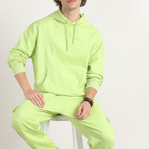 Conjuntos Deportivos de Invierno para Hombre, Ropa Deportiva Personalizada de 2 Piezas, Sudaderas con Capucha para Correr, Gimnasio, 100% Algodón, Transpirable, de Secado Rápido - Product Image 3