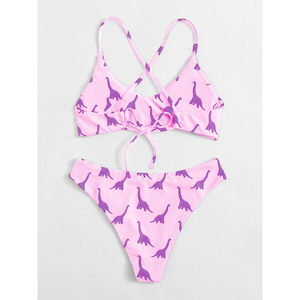 Ensemble de bikini pour femmes de haute qualité, tendance, très demandé, imprimé doux, couleurs personnalisées, respirant, taille OEM - Product Image 3