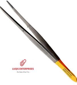 Forceps Gorney Adson Diamond Dust avec micro-dents 1x2, instrument chirurgical en acier inoxydable, forceps médical de précision - Product Image 4
