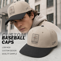 Casquette de baseball en coton à 5 ou 6 panneaux avec logo personnalisé ODM OEM et broderie à la main