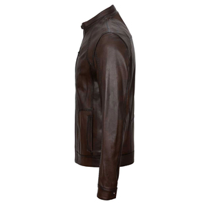 2026 Made In Pakistan New Design Men's Leather <b>Jacket</b> Youth Fashionable Latest Style Autumn <b>Winter</b> Men Leather <b>Jacket</b> - Product Image 4