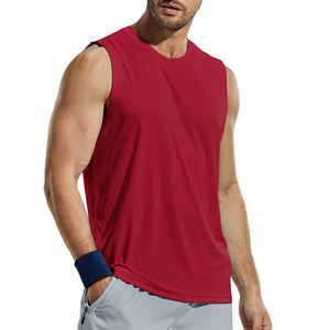 เสื้อกล้ามผู้ชายแฟชั่นสั่งทำพิเศษ คุณภาพพรีเมียม เสื้อกล้ามฟิตเนส พิมพ์โลโก้ตามสั่งสำหรับผู้ชาย - Product Image 3