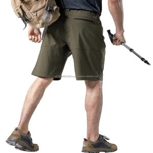 Short de sport pour hommes de haute qualité 100% coton Logo personnalisé Vintage Style décontracté Vêtements de sport teints en plaine-Vente en gros - Product Image 2