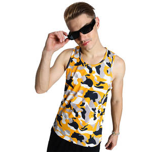 Nouveau Débardeur de Sport Tendance pour Hommes, Coupe Slim, Personnalisable, Respirant, pour la Gym et la Lutte - Product Image 5