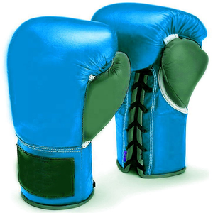 Gants de boxe en cuir PU personnalisables (couleur et logo) pour Muay Thai, Kickboxing, MMA, Sparring et Entraînement – Modèle à lacets - Product Image 6