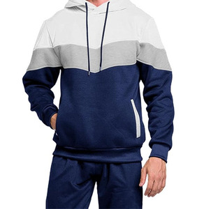 Survêtement en jean vintage pour homme, à capuche, uni, avec poches latérales, longueur cheville, fermeture à cordon, coupe ample, respirant, séchage rapide - Product Image 5