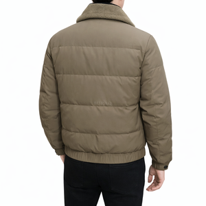 Custom Logo Men Puffer Jacket Winter <b>Warm</b> Lightweight <b>Waterproof</b> Coat - Product Image 2