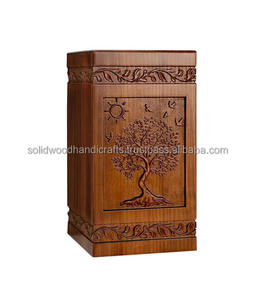 Wooden Urn <b>Box</b> <b>For</b> Human <b>Ashes</b> Funeral Cremation Urns <b>For</b> Male and Female High Quality Urns - Product Image 1