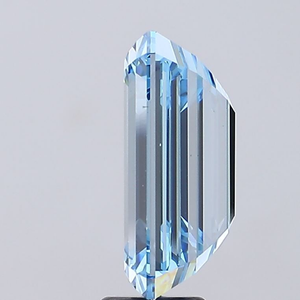 Diamant ovale élégant, bleu vif, certifié IGI, clarté VS1, taille excellente, CVD, diamant cultivé en laboratoire, pour la création de bijoux. - Product Image 6