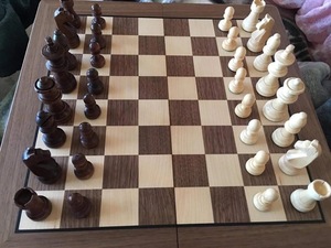 ILAHI's Eco-Friendly Rustic Polished Rectangle <b>Chess</b> <b>Board</b> Game 100% Handmade Pure Wood Animal/Love Style Customized Size <b>Chess</b> - Product Image 3