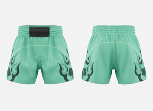Shorts de boxe Muay Thai de qualité supérieure, shorts de combat d'arts martiaux personnalisés, shorts d'entraînement de kickboxing pour hommes, vêtements de sport en tissu satiné - Product Image 2