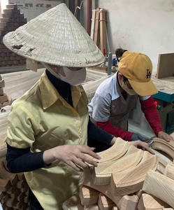 Accessoire de rampe d'escalier en bois massif d'hévéa écologique, embout à quart de tour à 90 degrés pour escalier et balcon, certifié FSC - Product Image 5