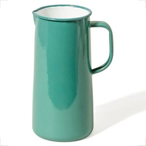 Juego de Jarra de Esmalte en Naranja, Amarillo y Azul, Diseño Minimalista, Gran Capacidad, Vajilla para el Hogar con Asa - Product Image 5