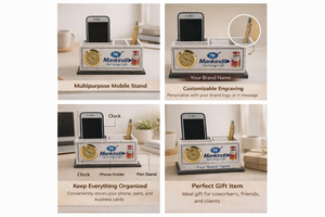 Tablero de Mesa de Madera Liviya con Personalización e Impresión para Restaurantes y Cafeterías - Producto Promocional para Oficina Modelo 605 - Product Image 2