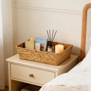 Seagrass basket with a sturdy <b>iron</b> frame Handmade Storage Basket Wholesale eco-friendly Made in Viet - Product Image 5