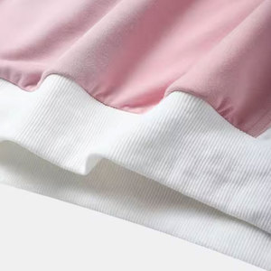 Sudadera con Capucha Premium para Hombre en Bloques de Color Pastel |   Suéter de Felpa de Algodón Suave con Bolsillo Tipo Canguro |   Sudadera con capucha estilo patchwork de moda urbana - Product Image 5