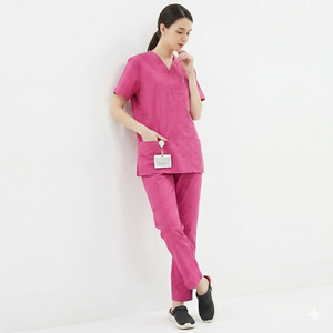 Uniformes Médicos de Punto 100% Algodón para Hombre y Mujer, Tallas Grandes, Nueva Colección Yangdao, Más Vendidos, Lavables, para Enfermería y Quirófano - Product Image 4